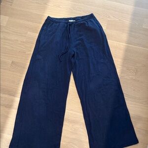Reformation Deep Blue Relaxed Pants